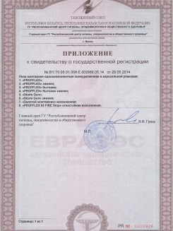 2015.03.25 Каменск-Уральский - Приложение к сертификату, Профили поливинилхлоридные системы Rehau.